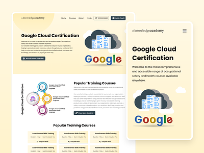 Landing page banner design cloud footer design google cloud graphic design illustration mobile design trending designs website design
