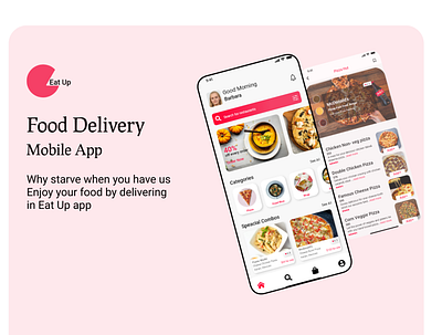 Food Delivery Mobile App adobe xd app design food app food delivery logo mobile mobile app u ui