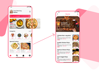 Food Delivery Mobile App adobe xd app branding design food app food delivery logo mobile mobile app ui