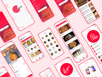 Food Delivery Mobile App adobe xd app design food app food delivery mobile mobile app ui