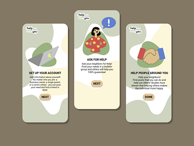 Daily UI 023 daily 100 challenge daily ui helping people daily ui onboarding dailyui dailyui 023 dailyui023 dailyuichallenge help people connect onboarding ui
