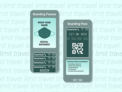 Daily UI 024 boarding pass daily 100 challenge dailyui dailyui boarding pass dailyui024 dailyuichallenge limit travel