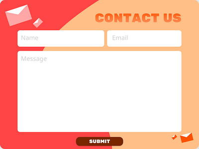 Daily UI 028 contact us contact us ui daily 100 challenge dailyui dailyui 028 dailyuichallenge mail mail ui