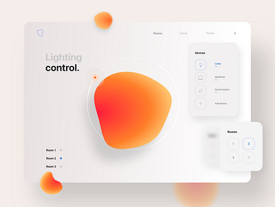 A design concept for a smart home website 🖥 app colors design graphicdesign typography ui uidesigner uiux uiuxdesigner ux