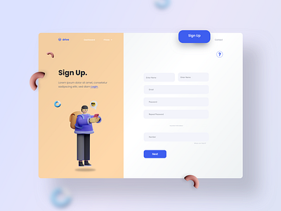 Ui Design Sign Up 🍩