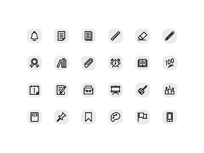 Back to School Icons