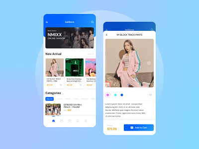 keiStore - Mobile App app branding design icon design kpop landing page mobile ui ux web