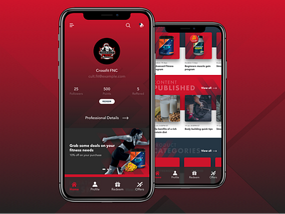 Health & Fitness Application bold fitness health modern powerfull proathlix strong ui design user experience