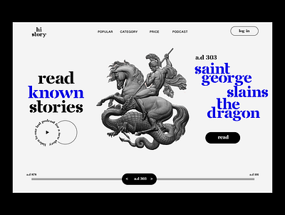 Historical Story Web Design branding stencil web webdesign