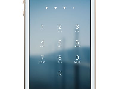 iOS Lock Screen ios login password pin