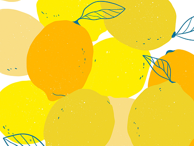 Lemon 2d art artwork branding design digital digitalart flat icon illustraion illustration illustrator lemon logo minimal typography