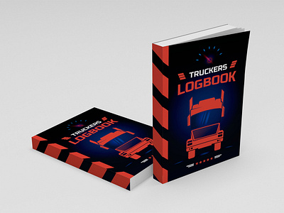 Truckers Log book adult book cover book cover children coloring book cover coloring book cover design graphic design illustration kindle direct publishing