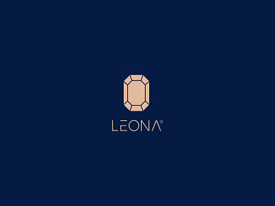 LEONA Jewelry Logo Design brand identity branding design graphic design logo logo design visual identity