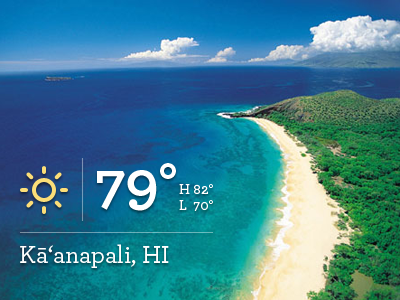 Weather in Kāʻanapali, HI