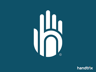 Handtrix Logo Touch Up branding design illustration logo vector