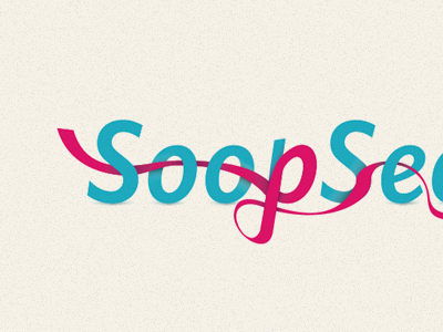 SoopSee.com Logo flow logo ribbon smooth soopsee