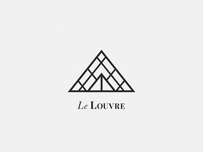 Le Louvre brand brandideas brandidentity branding concept dailylogochallenge design designinspiration flat france geometric graphicdesign logo logoconcept logoideas logoinspiration louvre minimal paris visualidentity