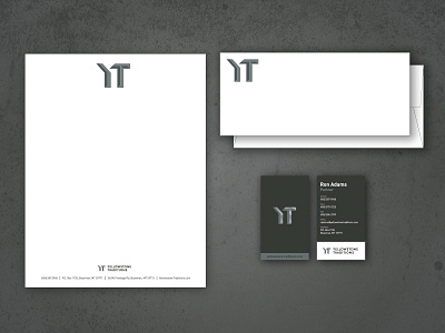 Yellowstone Traditions Stationary business card identity letter head stationary yellowstone traditions