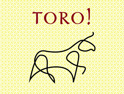 Toro colors design geometric illustration minimal pattern design patterns poster poster design typography