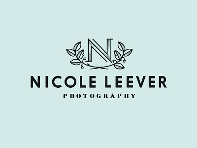 Nicole Leever Logo Concept branch branding crest laurel leaf logo nature shield wreath