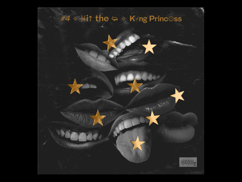 10x19 King Princess Album Art album album art album cover collage mouth musician record stars typography