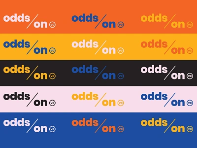 Odds On VC Color Palette brand identity branding collateral color hoodzpah logo logo system messaging naming social media typography website