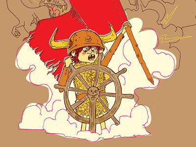 "Kyle And The Kite" Kids Book Illustration Progress