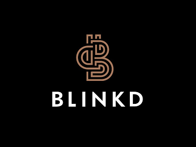 Blinkd Logo Concept branding flat icon inline logo maze minimal modern symbol