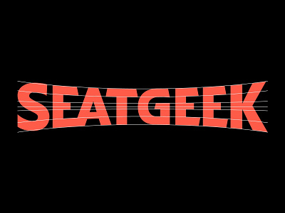 SeatGeek Logo Redesign basketball brand identity branding custom font custom type design graphic design logo nba type design typography