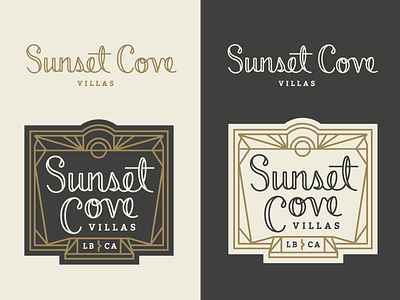 Sunset Cove Logo Concept