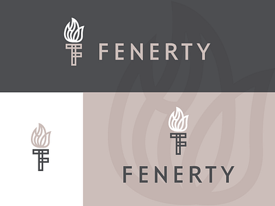 Fenerty logo concept for legal company