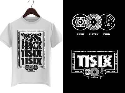 116 Tee Design Concept (with detail of elements) apparel band bold eye glitch icon metal music record shirt t shirt tee