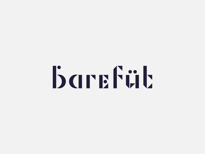 Barefut logo concept after more refining branding film icon identity logo minimal modern photography reel retro vintage