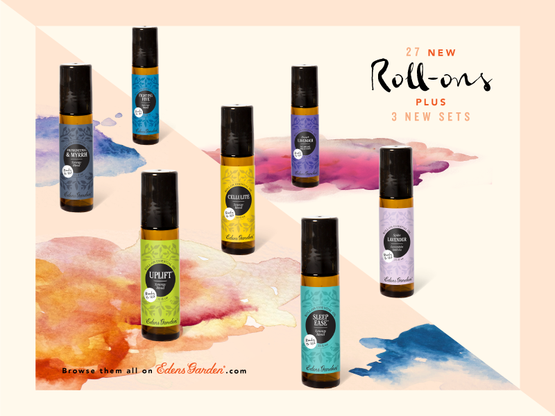 Roll Ons Campaign exploration for Edens Garden by Jennifer Hood for