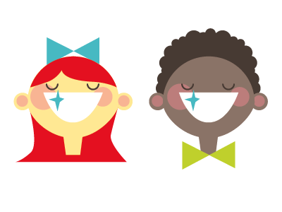 Child Gender Icons geometric hoodzpah icon illustration vector