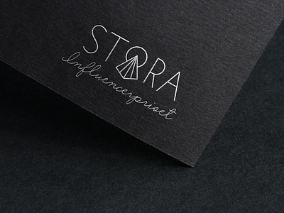 Stora Awards Show Logo Concept award branding circle foil identity letterpress logo minimal modern prism pyramid silver