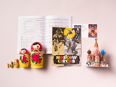 City Speakeasy Russian Vignette circus creative direction knolling moscow nesting dolls photography props russia space race st peters ussr