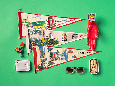 Cit Speakeasy Portuguese Vignette creative direction flags knolling pennant photography portugal portuguese props rooster sardines