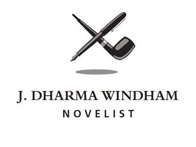 cleaned up novelist logo logo novelist pen pipe quill shadow