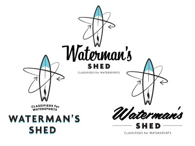 Watermans Shed Logo Concepts