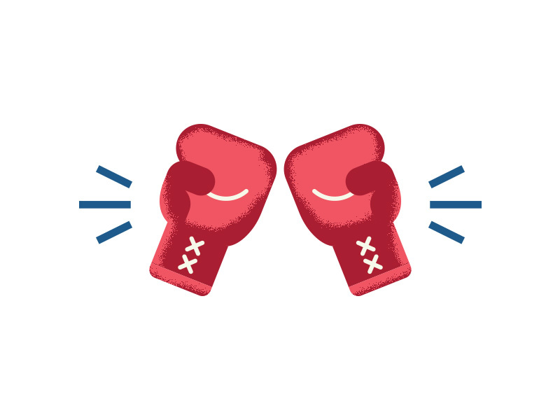 👊🇺🇸 elizabeth warren action figure red white and blue boxing gloves icon fighter fight america