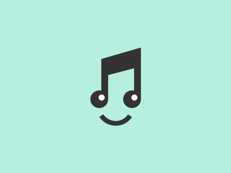 mood music bounce branding emoji logo mark mood music smiley smiley face