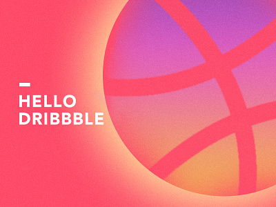 Hello Dribbble! debut dribbble firstshot hello