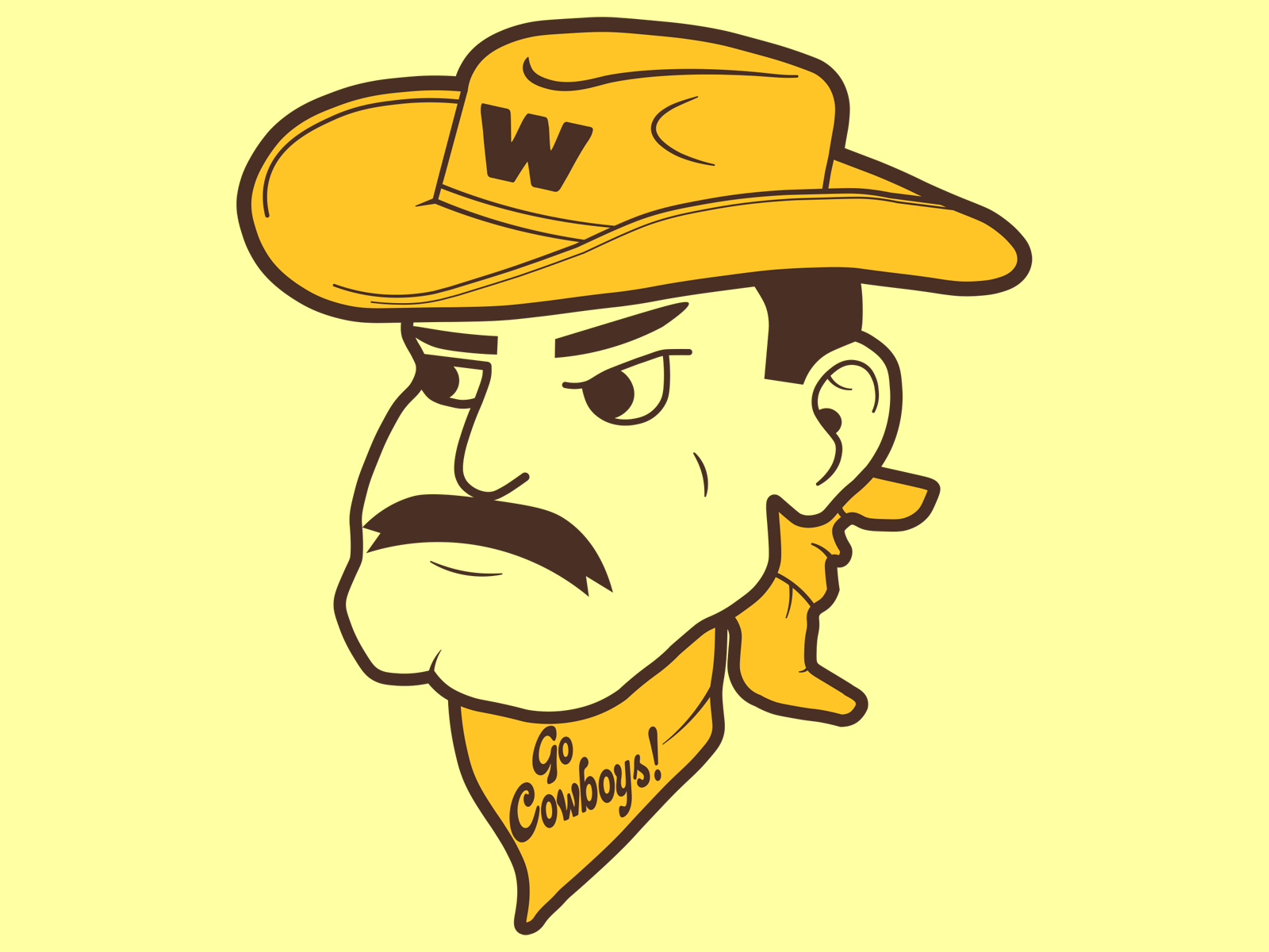 Wyoming Cowboys Logo Redesign by Tuscawilla on Dribbble