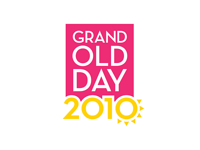 Logo: Grand Old Day branding design logo vector