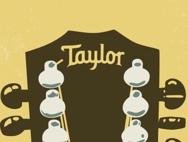 Taylor guitar poster