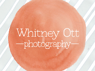 Whitney Ott logo watercolor