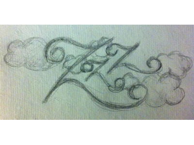 zzz drawing sketch typography