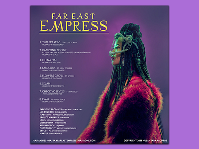 Far East Empress branding design graphic design lettering logo music singleart type typography