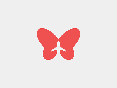 Butterfly Logo branding design flat illustration logo minimal vector